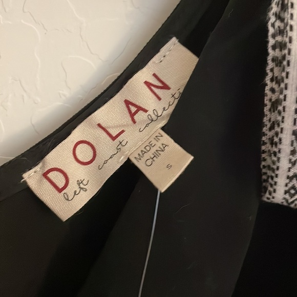 NWT Anthropology Black Tie Tank Top - Picture 5 of 6